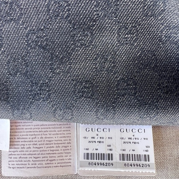 Authentic Gucci Black Canvas Tote Bag! - Picture 5 of 10